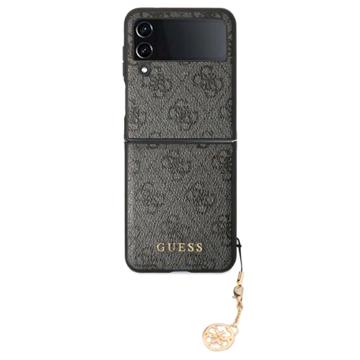 Guess Charms Collection 4G Samsung Galaxy Z Flip4 Hülle - Grau