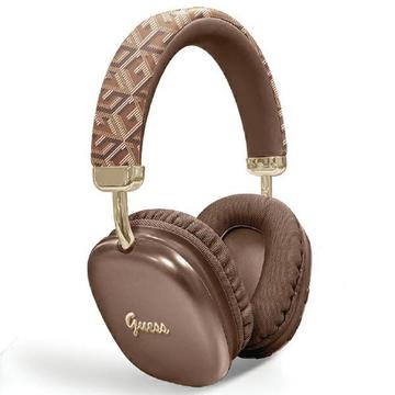 Guess G Cube Metallic Script Logo On-Ear Wireless Kopfhörer - Braun