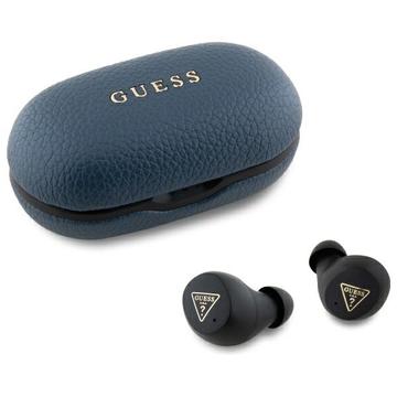 Guess Grained Classic Logo True Wireless Ohrhörer - Blau