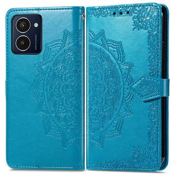 HMD Pulse Pro Mandala Serie Wallet Hülle - Blau