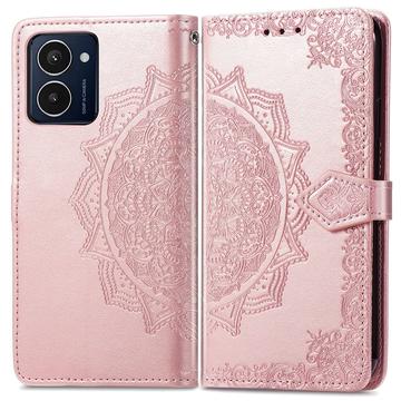 HMD Pulse Pro Mandala Serie Wallet Hülle - Roségold