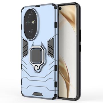 Honor 200 Pro Hybrid-Hülle mit Ringhalterung - Blau