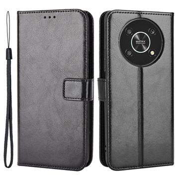 Honor Magic4 Lite/X30/X9 5G Wallet Schutzhülle mit Magnetverschluss - Schwarz