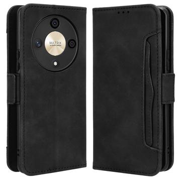 Honor Magic6 Lite/X9b Cardholder Serie Wallet Hülle - Schwarz