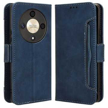 Honor Magic6 Lite/X9b Cardholder Serie Wallet Hülle - Blau