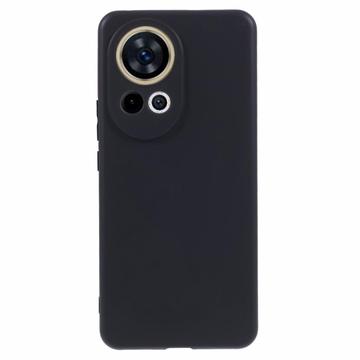 Huawei Nova 12 Pro Anti-Fingerabdrücke Matte TPU Hülle - Schwarz