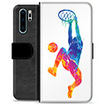 Huawei P30 Pro Premium Schutzhülle mit Geldbörse - Slam Dunk