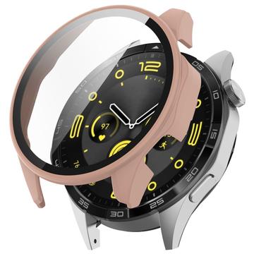 Huawei Watch GT 4 Kunststoff Hülle mit Panzerglas - 41mm - Roségold