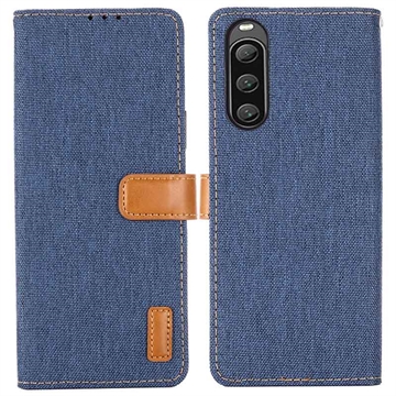 Sony Xperia 10 V Jeans Series Wallet Hülle