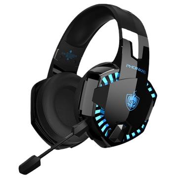 KOTION EACH G2000PRO Bluetooth 5.2 Over-Ear Wireless Headset 7.1 HiFi Stereo Sound Wired Gaming Kopfhörer - Schwarz+Blau