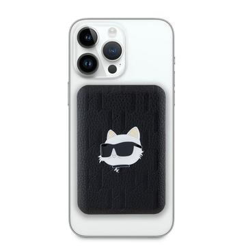 Karl Lagerfeld geprägte MagSafe Power Bank 5000mAh - Choupette Kopf - Schwarz