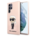 Karl Lagerfeld Ikonik Samsung Galaxy S23 Ultra 5G Silikonhülle