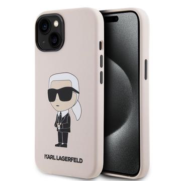 iPhone 15 Karl Lagerfeld Ikonik Silikonhülle