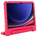 Samsung Galaxy Tab S9 Kinder Tragen Stoßfest Hülle - Hot Pink