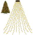 LED-Lichterkette für Weihnachtsbaum mit Ring - 200 LED, EU-Stecker, 1.5m - Warmweiß