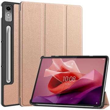 Lenovo Tab P12 Tri-Fold Serie Smart Folio Hülle - Roségold