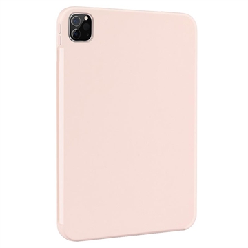 iPad Air 13 (2024)/iPad Pro 12.9 2018/2020/2021/2022 Liquid Silikonhülle - Rosa