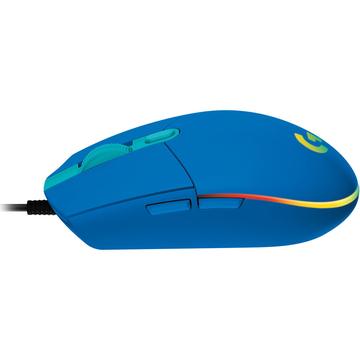 Logitech G102 Lightsync Optische kabelgebundene Gaming-Maus - Blau