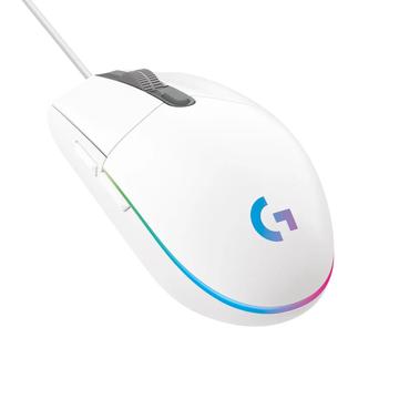 Logitech G203 Lightsync Optische kabelgebundene Gaming-Maus - Weiß