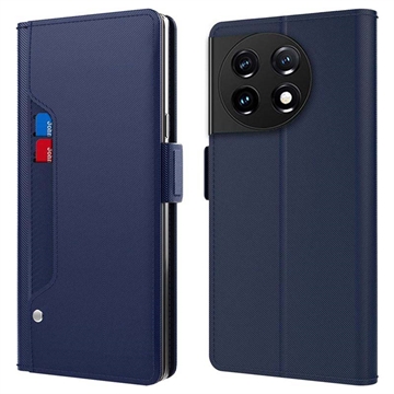 Schminkspiegel OnePlus 11 Flip Hülle - Blau