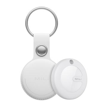 MiLi HD-P16 Bluetooth Tracker / Schlüsselfinder für iOS mit Lederschlüsselanhänger