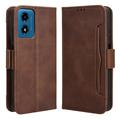 Motorola Moto G24 Power/G04/E14 Cardholder Serie Wallet Hülle - Braun