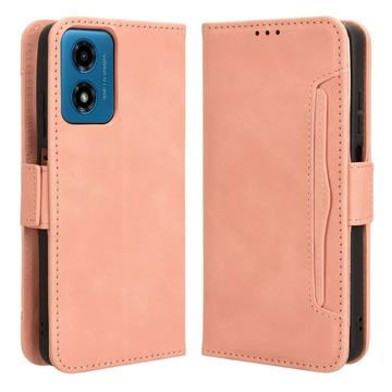 Motorola Moto G24 Power/G04/E14 Cardholder Serie Wallet Hülle - Rosa