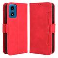 Motorola Moto G24 Power/G04/E14 Cardholder Serie Wallet Hülle - Rot