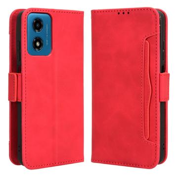 Motorola Moto G24 Power/G04/E14 Cardholder Serie Wallet Hülle - Rot