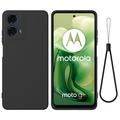 Motorola Moto G24 Power Liquid Silikonhülle - Schwarz