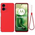 Motorola Moto G24 Power Liquid Silikonhülle - Rot