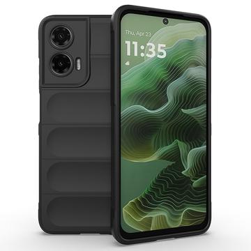 Motorola Moto G35 Rugged TPU Hülle - Schwarz