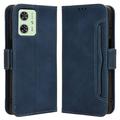 Motorola Moto G54 Cardholder Serie Wallet Hülle - Blau