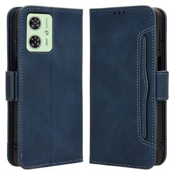 Motorola Moto G54 Cardholder Serie Wallet Hülle - Blau