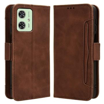 Cardholder Serie Motorola Moto G54 Wallet Hülle - Braun