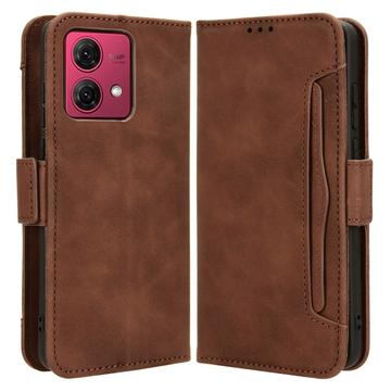 Cardholder Serie Motorola Moto G84 Wallet Hülle - Braun