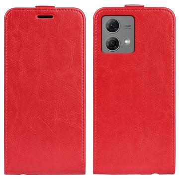 Motorola Moto G84 Vertikale Flip Hülle - Rot