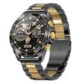 NX1 Pro Luxus Metall Business Smart Watch Gesundheit Überwachung Bluetooth Calling Wasserdicht Sportuhr - Gold