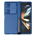 Samsung Galaxy Z Fold5 Nillkin CamShield Fold Hybrid Case mit Ständer - Blau