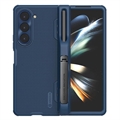 Nillkin Super Frosted Shield Fold Samsung Galaxy Z Fold5 Hülle - Blau