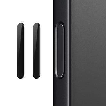 Northjo Kamera Control Button gehärtetes Glas Schutz für iPhone 16 Pro/16 Pro Max/16/16 Plus - 2 Stk. - Schwarz