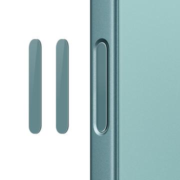 Northjo Kamera Control Button gehärtetes Glas Schutz für iPhone 16 Pro/16 Pro Max/16/16 Plus - 2 Stk. - Teal