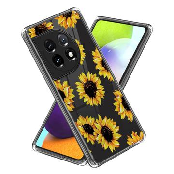 OnePlus 12R/Ace 3 Stylish Ultra-Slim TPU Hülle - Sonnenblumen