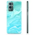 OnePlus 9 Pro TPU Hülle - Blauer Marmor