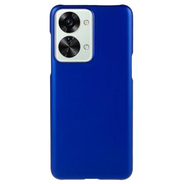 OnePlus Nord 2T Gummierte Kunststoff Hülle - Blau