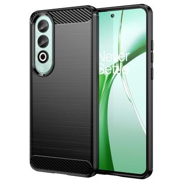 OnePlus Nord CE4 Gebürstete TPU Hülle - Karbonfaser