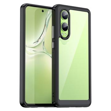 OnePlus Nord CE4 Lite/Oppo K12x Anti-Shock Hybrid Hülle - Schwarz