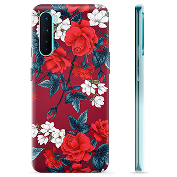 OnePlus Nord TPU Hülle - Vintage Blumen