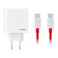 OnePlus SuperVOOC 80W Dual Ports GaN Power Adapter 5461100597 - Weiß