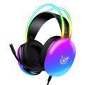 Onikuma X25 RGB kabelgebundenes Gaming-Headset - Schwarz